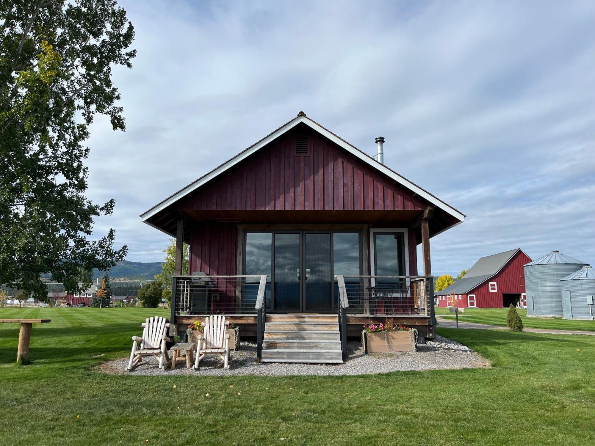 New Cabin With Spectacular Views Of Flathead Lake. Somers Exterior photo